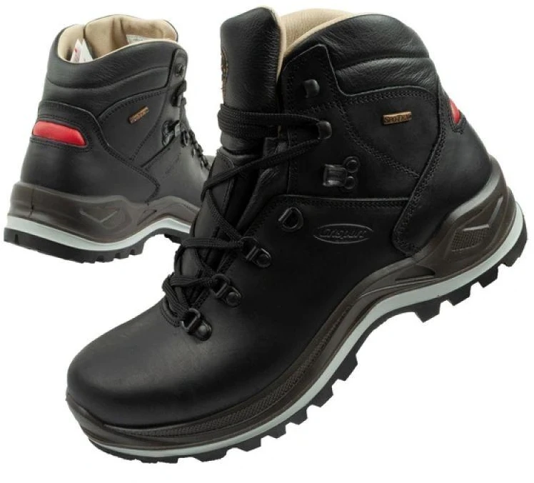 Grisport vyriški žygio batai, juodos Dakar odos, su SPO-TEX, WIN THERM technologijomis