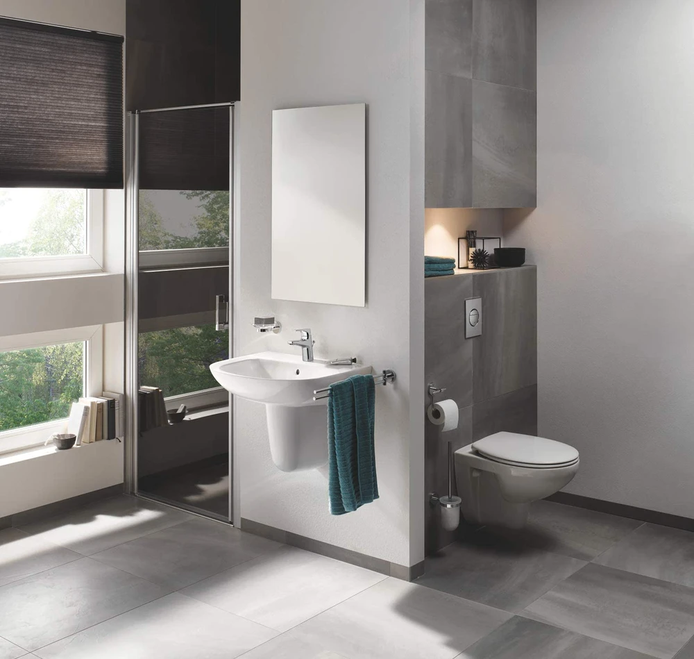 GROHE BAU CERAMIC, dangtis baltas su lėtu nusileidimu SLIM