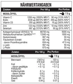 Grožio kolageno milteliai MST Beauty Collagen Verisol + OptiMSM 225 g