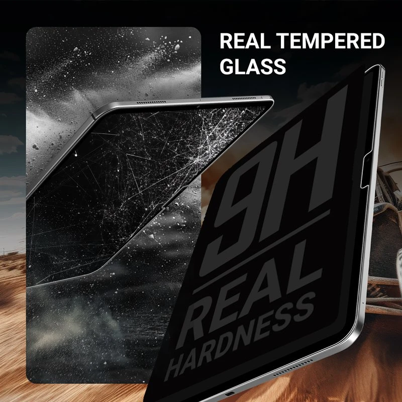 Crong 3D Armour Glass – Apsauginis stiklas iPad Air 13” M3 (2025) / iPad Air 13” M2 (2024) / iPad Pro 12.9" (2022–2018)