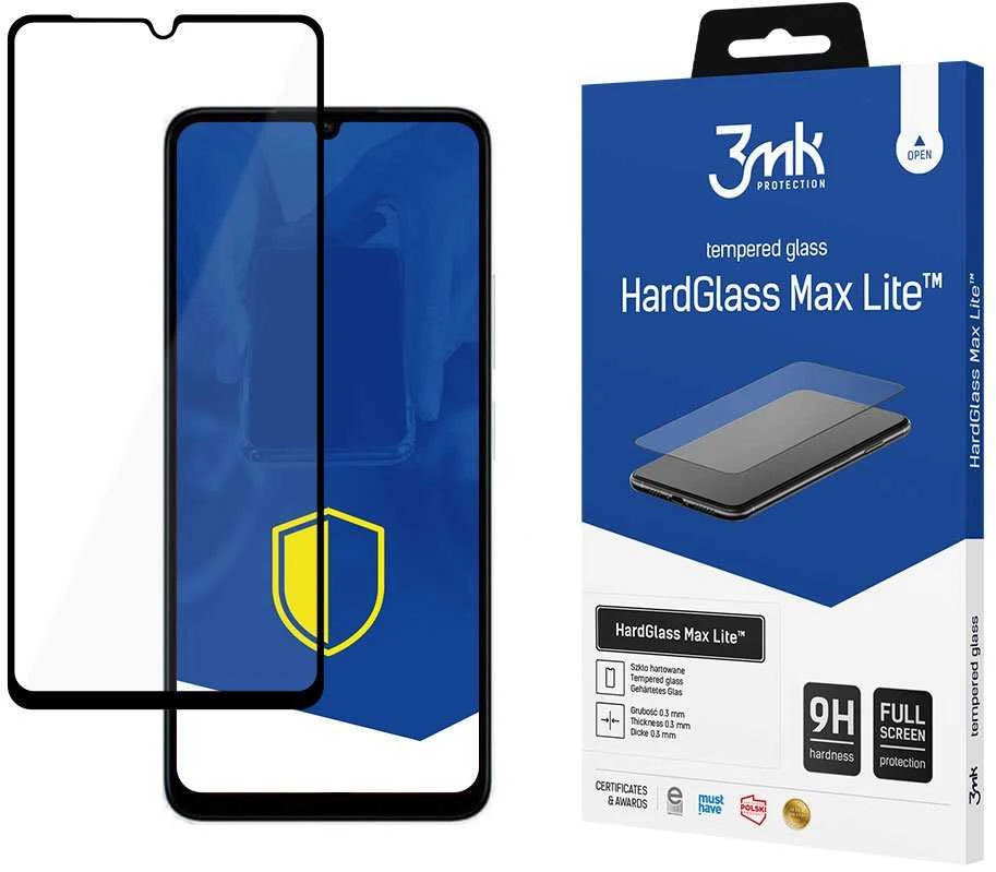 3Mk apsauga Redmi 13C/POCO C65 - 3mk HardGlass Max Juodas