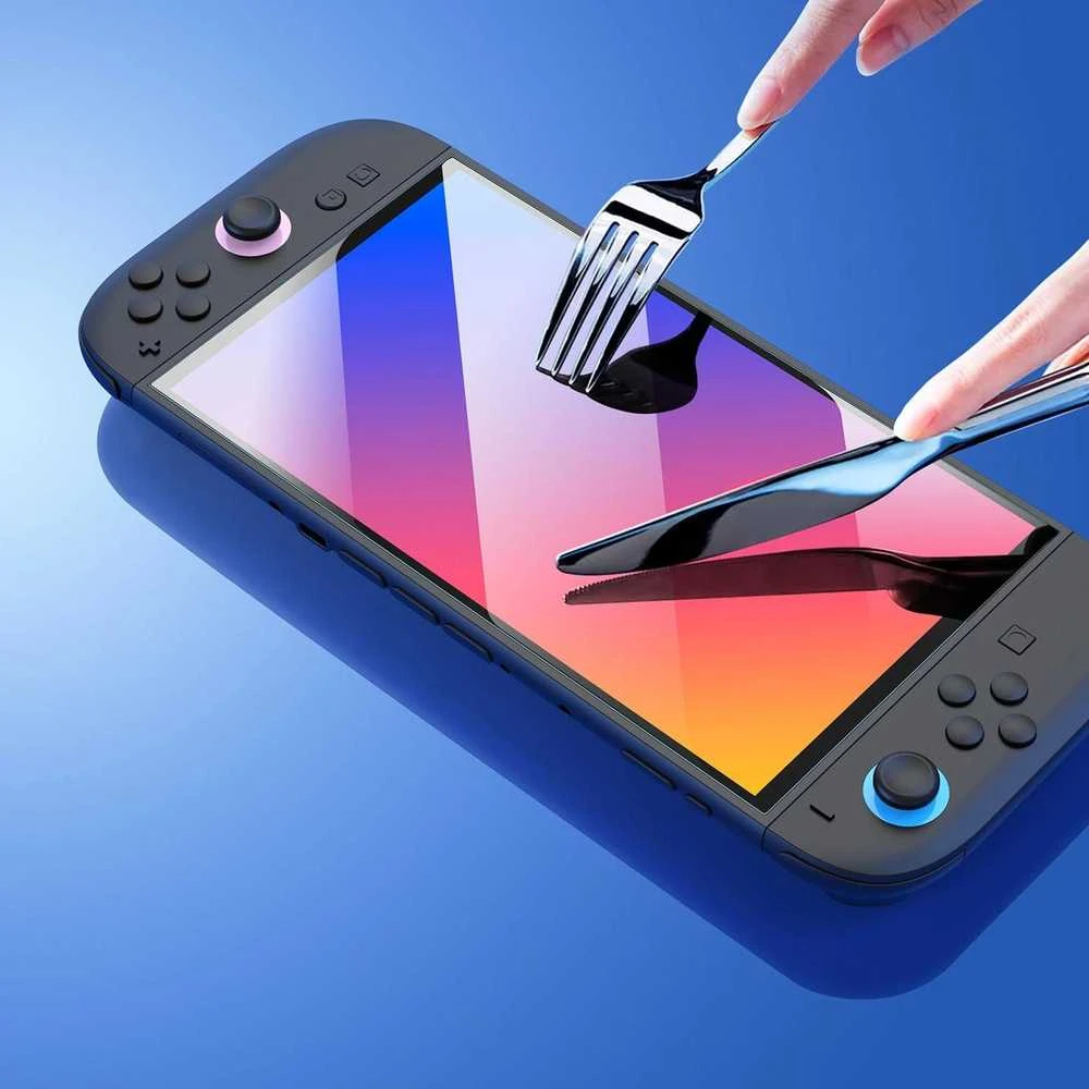 Apsauginis stiklas Dux Ducis HD skirtas Nintendo Switch 2 su klijavimo rėmeliu