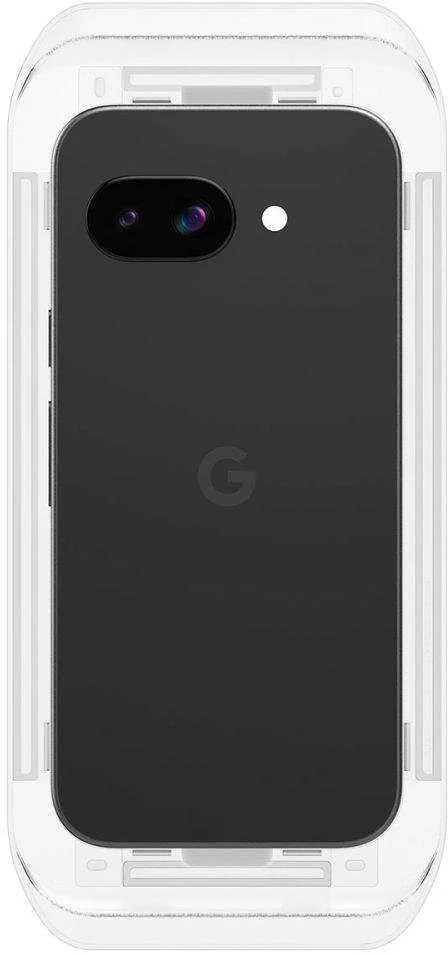 „Spigen Glas.TR Ez Fit“ grūdinto stiklo 2 vnt. pakuotė, skirta „Google Pixel 9A“ – skaidrus