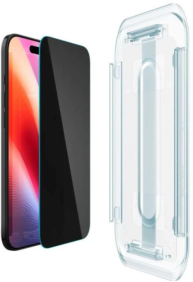 Ekrano apsauginis stiklas Spigen Glass tR EZ Fit (Privacy) 2 Pack, transparency - iPhone Air