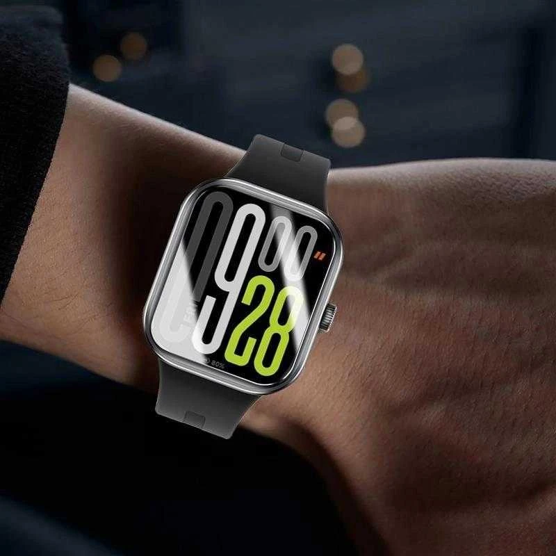 „Tech-Protect Glass Fit+“ 2 grūdintų stiklų pakuotė, skirta „Huawei Watch Fit 4 Pro“ – skaidri