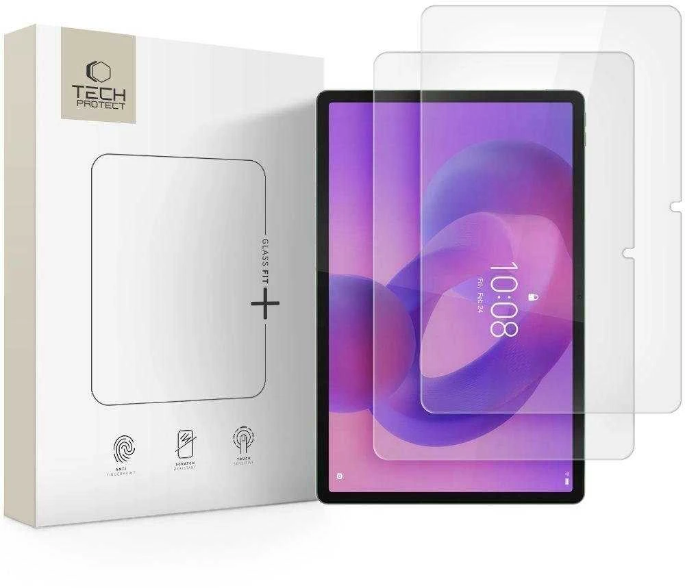 „Tech-Protect Glass Fit+“ grūdinto stiklo paketas, skirtas „Lenovo Idea Tab 11.0 TB-336“ – skaidrus