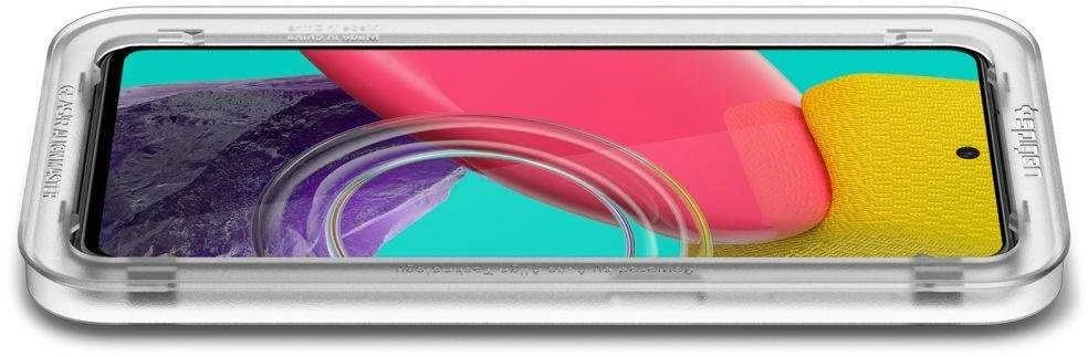 Spigen ALM Glass FC apsauginis tiklas skirtas Samsung Galaxy M53 5G - juodos spalvos