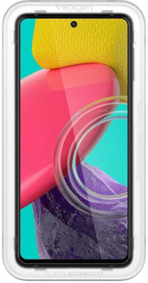 Spigen ALM Glass FC apsauginis tiklas skirtas Samsung Galaxy M53 5G - juodos spalvos