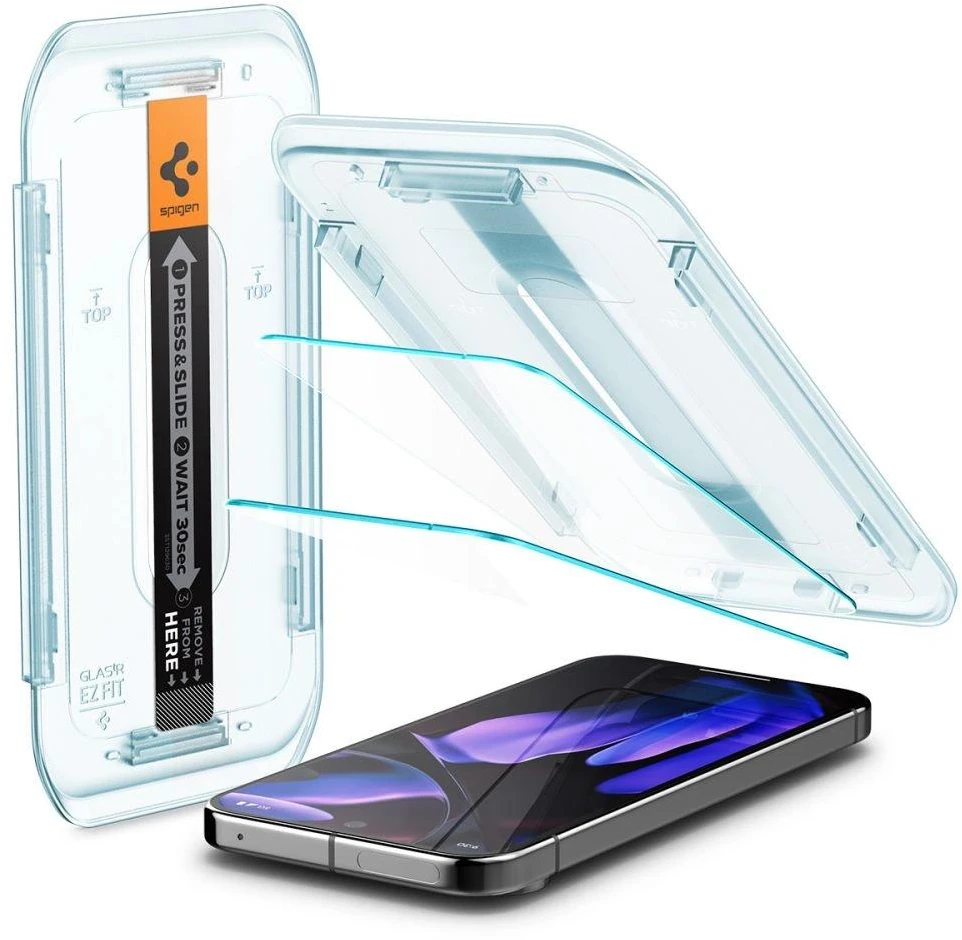 Spigen Glas.tR EZ Fit Apsauginis stiklas su aplikatoriumi Google Pixel 9 Pro XL (2 pcs.)