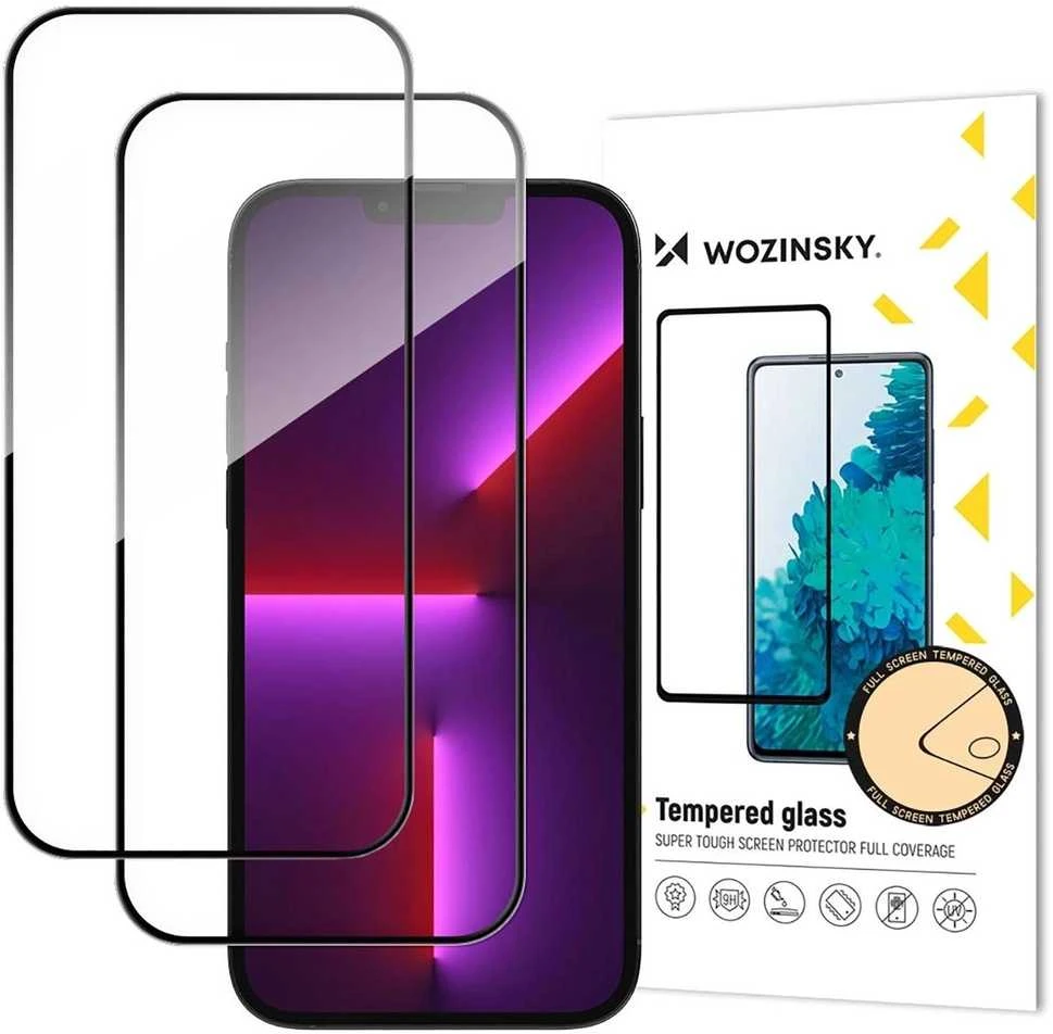Wozinsky Full Glue apsauginis stiklas 2 vnt. skirtas iPhone 17 Pro Max