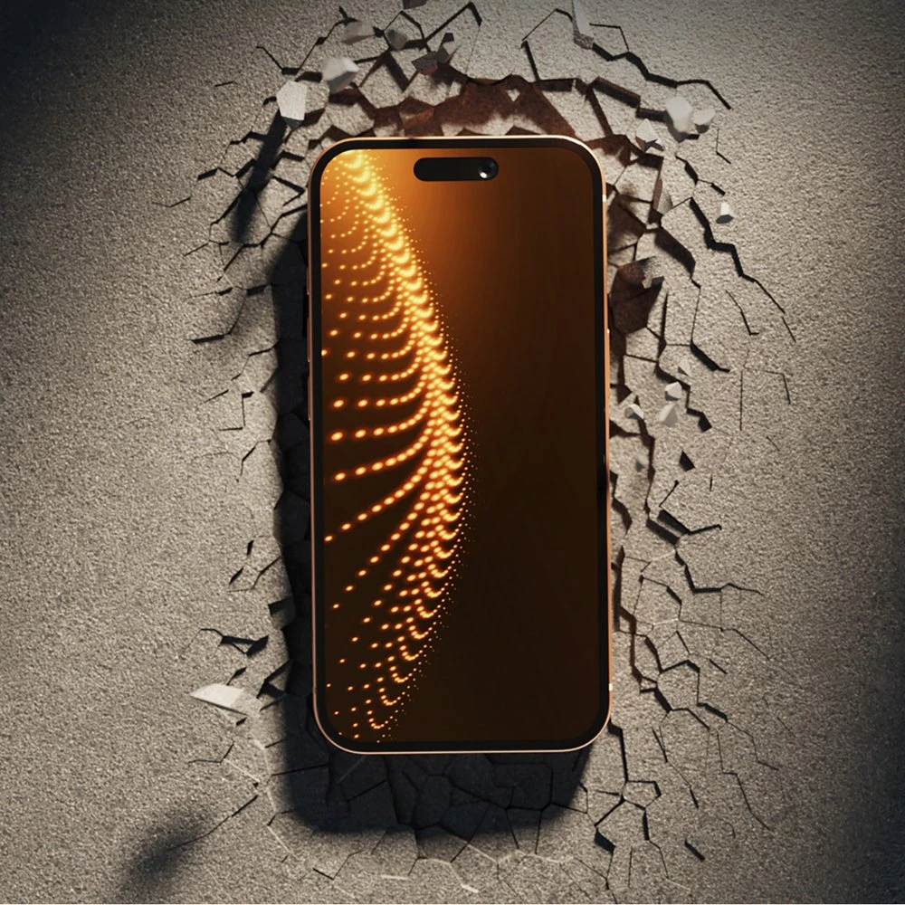 SBS apsauginis stiklas su D3O technology set su aplikatoriumi skirtas Apple iPhone 17 Pro