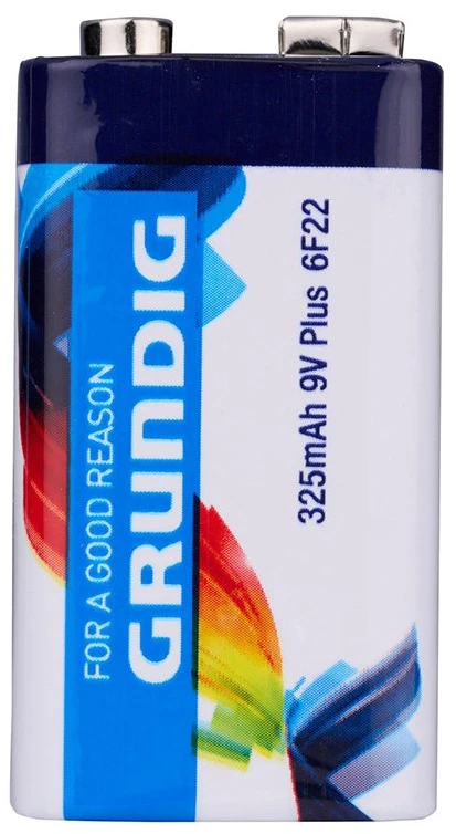 Grundig - Zinc battery 6F22 9V 325mAh