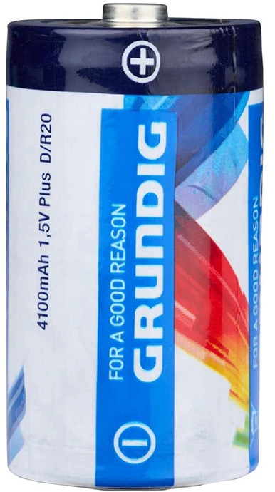 Grundig D / R20 1,5 V 4100 mAh cinko baterijos, 2 vnt