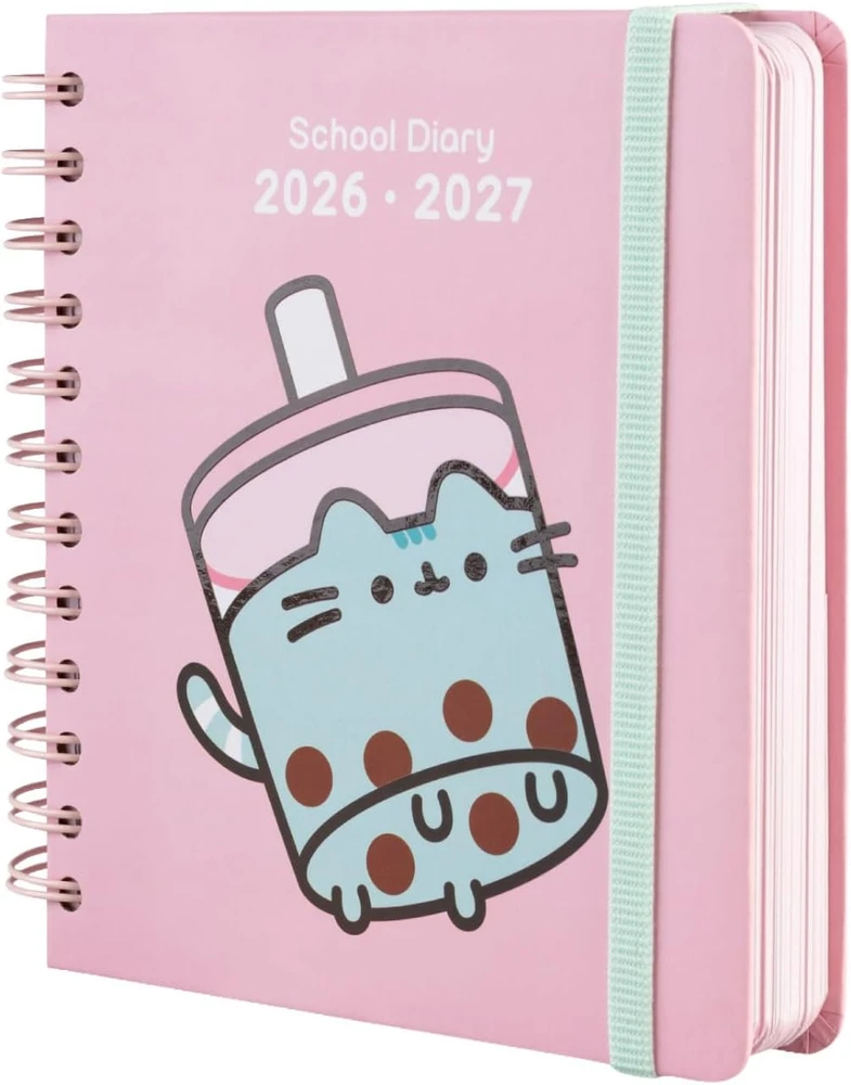 Grupo Erik Pusheen akademinis dienos planuoklis 2026–2027, 14 x 16 cm, AEEDPM2603
