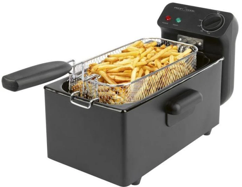 Profi Cook ProfiCook PC-FR 1325 Vienvietis 3 L Atskirai stovintis 2000 W Gruzdintuvė Juodas