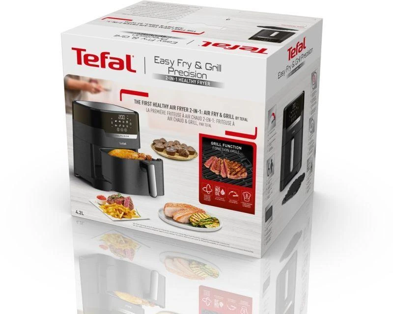 Karšto oro gruzdintuvė Tefal Easy Fry & Grill 2-in-1 Precision, 1550  W, 4,5 L