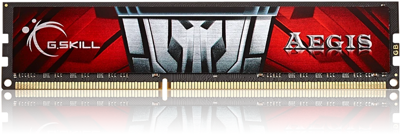 RAM G.Skill | Aegis | 4 GB | DDR3 | 1600 MHz | Kompiuteriai/serveriai | Registracijos Nr. | ECC Nr.