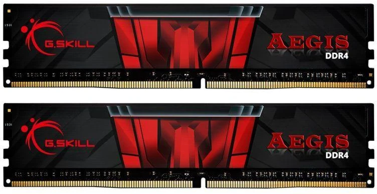 RAM G.SKILL F4-3200C16D-32GIS / Aegis DDR4-3200 / CL16-18-18-38 / 1.35V / 32GB (2x16GB)