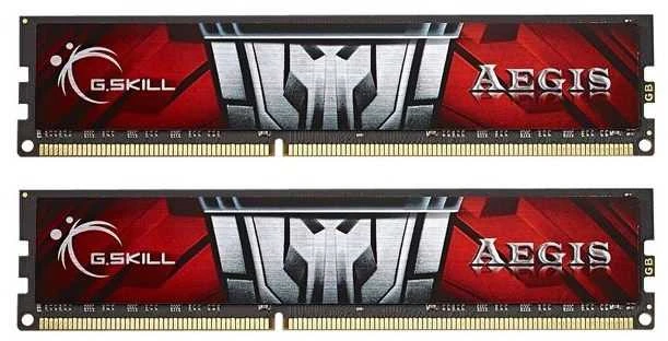 RAM G.Skill | Aegis | 16 GB (8 GB x 2) GB | DDR3 | 1600 MHz | PC/serveris | Registracijos Nr. | ECC Nr