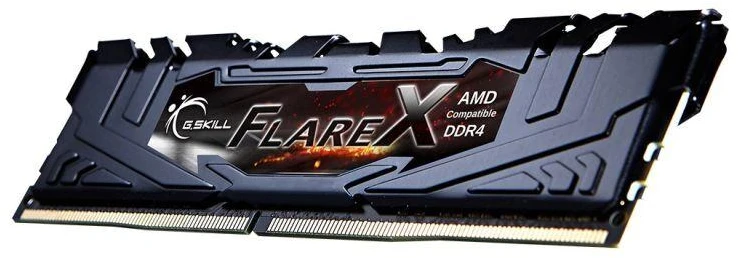 G.SKILL FlareX AMD F4-3200C16D-32GFX operatyviosios atminties rinkinys (DDR4 DIMM; 2 x 16 GB; 3200 MHz; CL16)