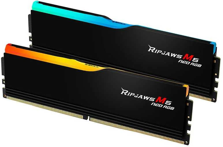 RAM G.Skill | Ripjaws M5 Neo RGB | 32 GB | DDR5 | 6000 MHz | Kompiuteris/serveris | Registracijos Nr. | ECC Nr.