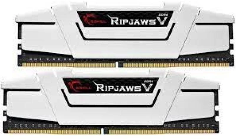 G.SKILL RIPJAWSV DDR4 2x16GB 3600MHz CL18 XMP2 balta F4-3600C18D-32GVW