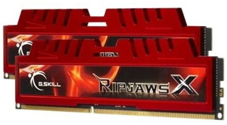 RAM G.SKILL F3-12800CL10D-16GBXL DDR3 16GB G.Skill RipjawsX rinkinys (2x8GB) 1600MHz CL10 1.5V XMP