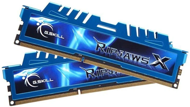 G.SKILL RipjawsX F3-1600C9D-16GXM atminties rinkinys (DDR3 DIMM; 2 x 8GB; 1600MHz; CL9)