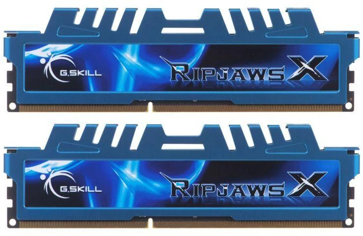 G.SKILL RipjawsX F3-1600C9D-16GXM atminties rinkinys (DDR3 DIMM; 2 x 8GB; 1600MHz; CL9)