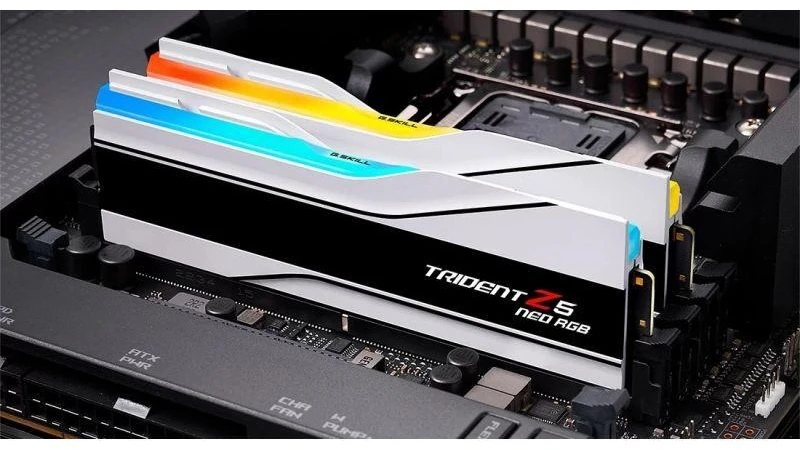 G.SKILL TRIDENT NEO AMD RGB DDR5 2x16GB 6000MHz CL30 EXPO BALTA F5-6000J3036F16GX2-TZ5NRW