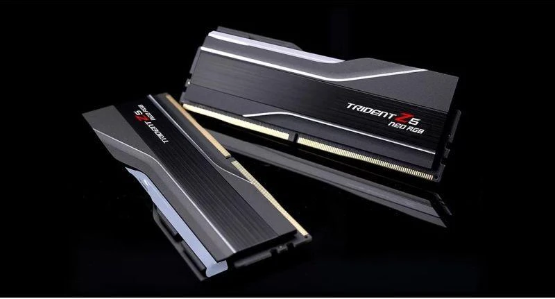 RAM G.Skill Trident Z5 Neo RGB F5-6000J2636H32GX2-TZ5NR atminties modulis 64 GB 2 x 32 GB DDR5 4800 MT/s