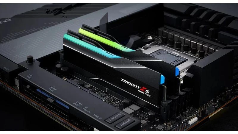 RAM G.Skill Trident Z5 Neo RGB F5-6000J2636H32GX2-TZ5NR atminties modulis 64 GB 2 x 32 GB DDR5 4800 MT/s