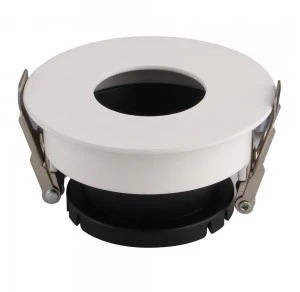 V-tac GU10 lemputės įmontuojamas rėmelis, apvalus, 80x42mm, baltos/juodos spalvos