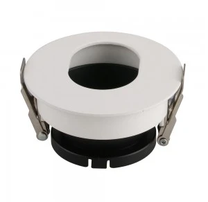 V-tac GU10 lemputės įmontuojamas rėmelis, apvalus, 80x42mm, baltos/juodos spalvos