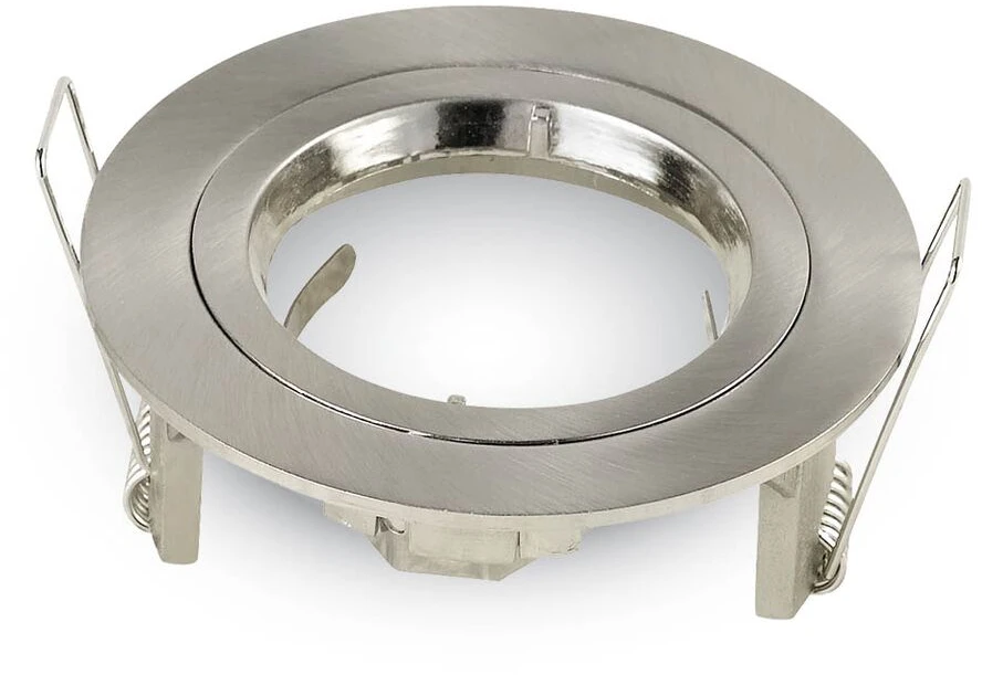 GU10 lemputės rėmelis V-TAC, apvalus, nikelio sp, Φ95 x 32 mm