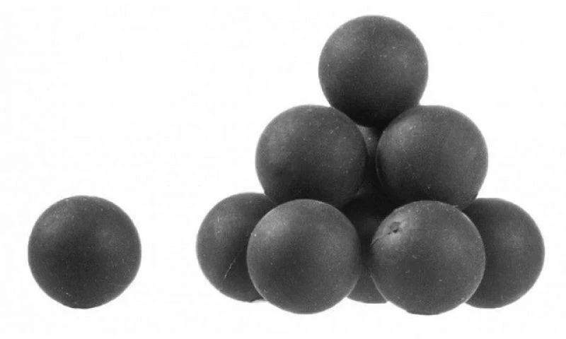 Gumos ir metalo rutuliai Guard Power cal. 43-100 vnt.