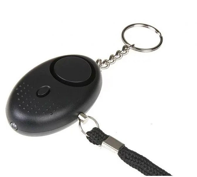 Asmeninė signalizacija GUARD SCORPION sirena 120 dB LED žibintuvėlis Juodas (YC-003-BL)