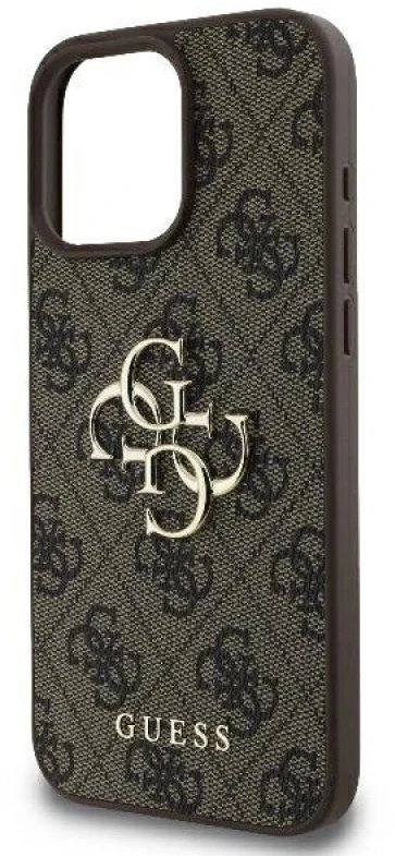 Guess 4G Big Logo Apple iPhone 16 Pro Max – dėklas telefonui rudos spalvos