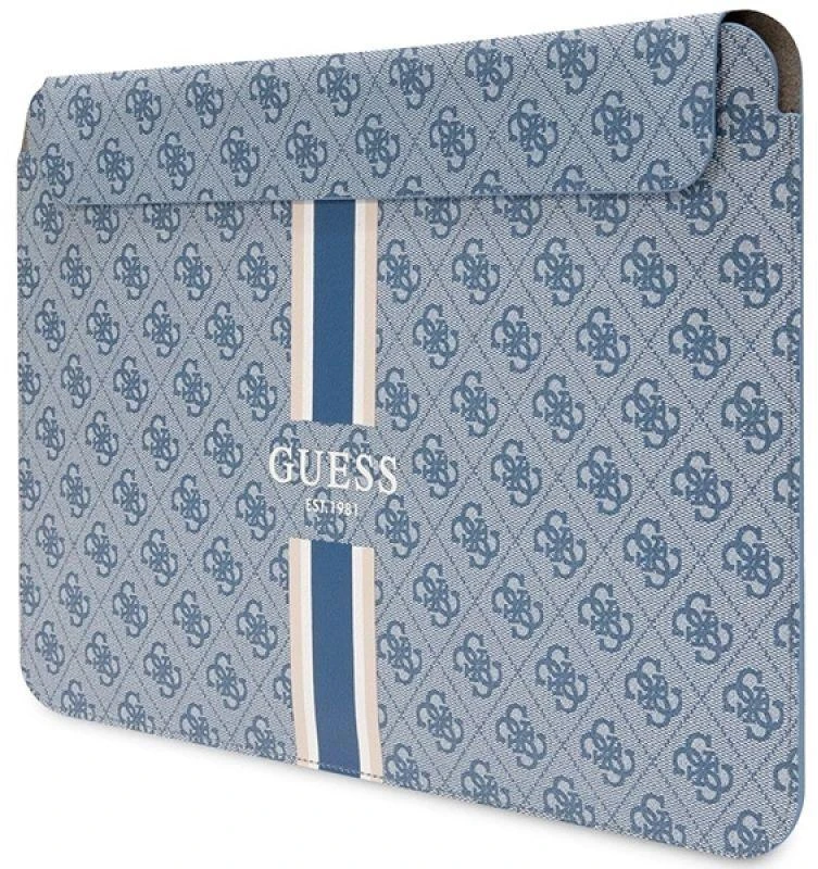 Guess Dėklas kompiuteriui GUCS14P4RPSB 14″ mėlynos spalvos 4G Printed Stripes