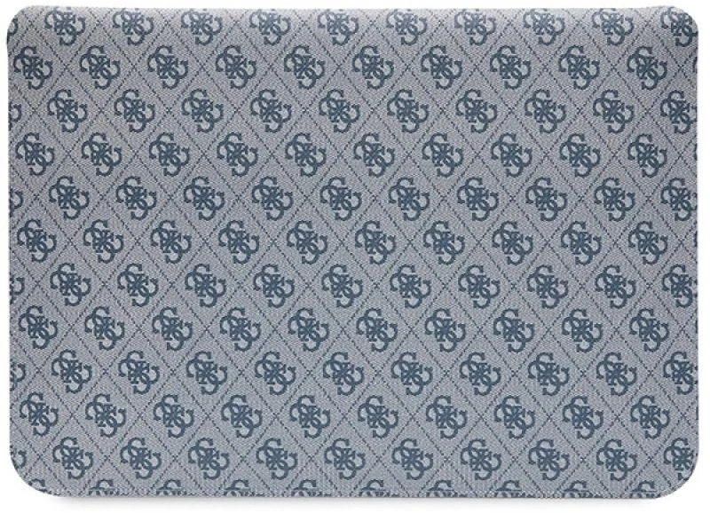 Guess Dėklas kompiuteriui GUCS14PS4SGB 14″ mėlynos spalvos 4G Stripe Metal Logo