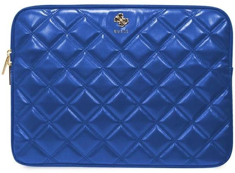 Guess Dėklas kompiuteriui GUCS14ZPSQSSGB 14″ mėlynos spalvos Quilted 4G