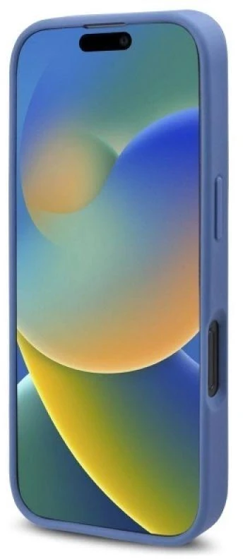 Guess GUHMP16XP4ROPEMCB Apple iPhone 16 Pro Max 6.9″ mėlynas kietas dėklas 4G Flowers Print MagSafe