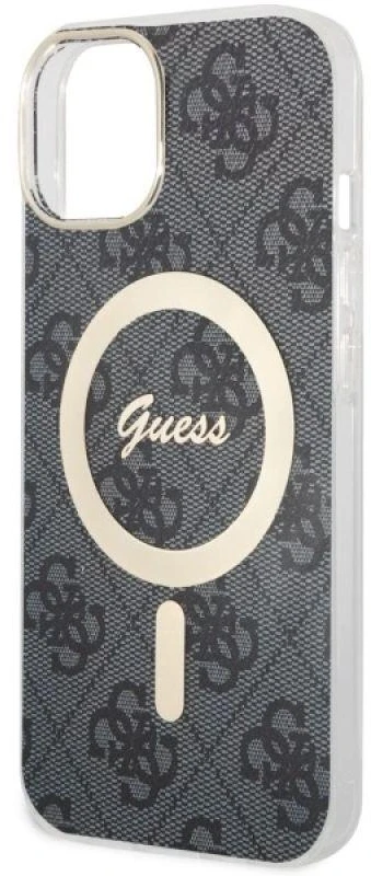 Dėklas Guess GUHMP14SH4STK iPhone 14 6.1" juoda/juodas hardcase 4G MagSafe