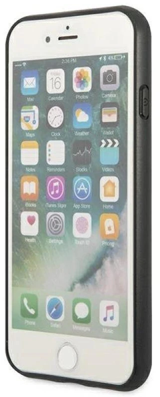 Guess GUHCI8G4GFBR Apple iPhone SE 2022 / 2020/ 7 / 8rudos spalvos kietas dėklas 4G Metal Gold Logo