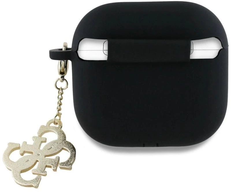 Guess 4G stilingas dėklas AirPods 4 - Juodas