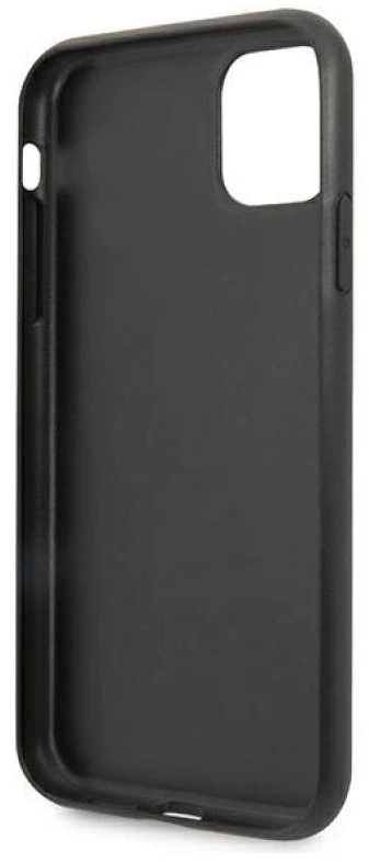 Apple iPhone 11 Guess dėklas 4G Triangle Collection GUHCN61PU4GHBK pilkos spalvos