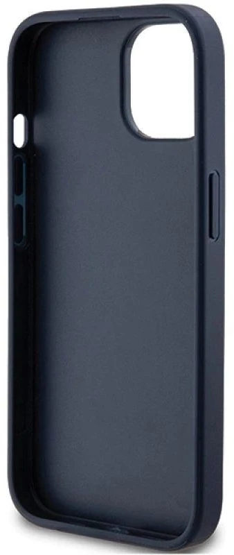Guess GUHCP15MPG4GPB Apple iPhone 15 Plus / 14 Plus 6.7″ mėlynas kietas dėklas 4G Triangle Metal Logo