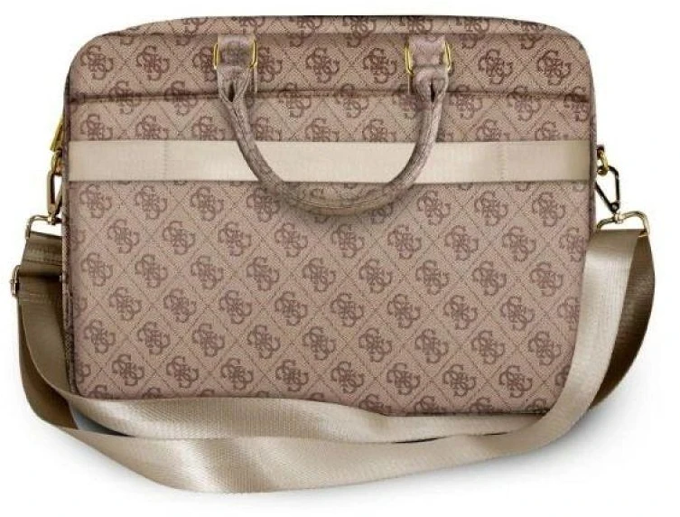 Guess 4G UpTown krepšys kompiuteriui 15” rudos spalvos