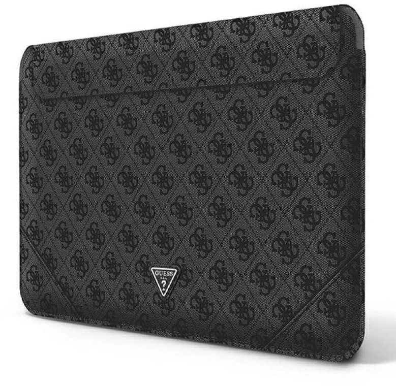 Guess Dėklas kompiuteriui GUCS16P4TK 16″ juodos spalvos4G Uptown Triangle logo