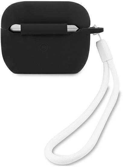 Dėklas Guess GUACAPLSVSBW AirPods Pro dangtelis juodas/baltas Silicone Vintage